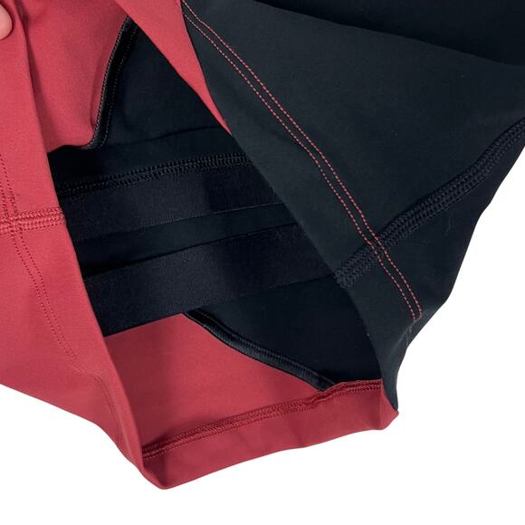 Spiritual Gangster Colorblock Longline Bra Crop Top Small Black Red Activewear - Picture 4 of 5